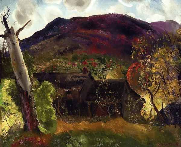 Blasted Tree And Deserted House - view 1