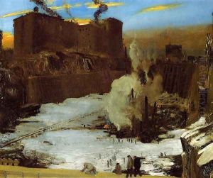 Pennsylvania Station Excavation by George Wesley Bellows