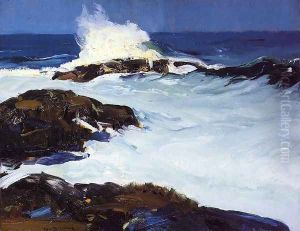 Flaming Breakers by George Wesley Bellows