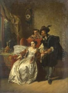 The Physician's Visit by Casimir Van Den Daele