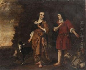 Atalante Et Meleagre by Gerbrand Van Den Eeckhout