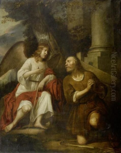 The Angel Visiting Gideon - view 1