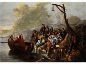 Jesus Predigt Am See Genezareth by Gerbrand Van Den Eeckhout