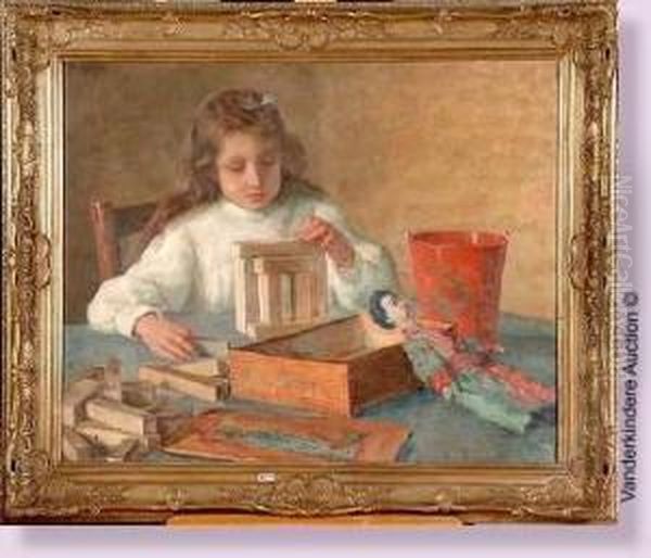Fillette Et Ses Jouets - view 1