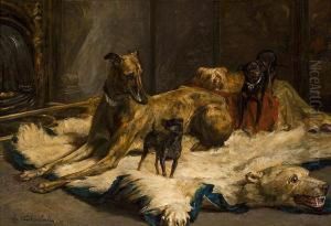 Perros En Un Interior