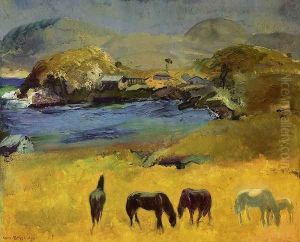 Horses Carmel by George Wesley Bellows