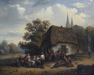 Outside The Inn by Felix Van Den Eycken