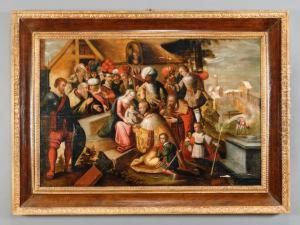 Adorazione Dei Magi by Kasper or Gaspar van den Hoecke
