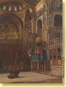 Interieur De L'eglise De San Marco A Venise.
Signee: Franz Van Den Hove by Franz Van Den Hove