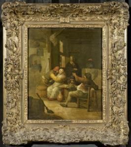In The Tavern by Justus van den Nypoort