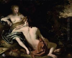 Granida And Daifilo by Abraham van den Tempel