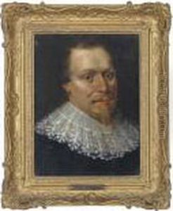 Portrait Of A Gentleman by Werner Jacobsz. van den Valckert