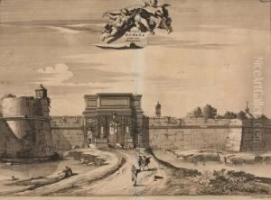 Porta Romana Cum Suis Munimentis by Pieter Van der Aa