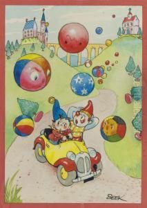 Noddy Zigzagged Trying To Get Out Of The Way Of The Angry Balls by Harmsen Van Der Beek