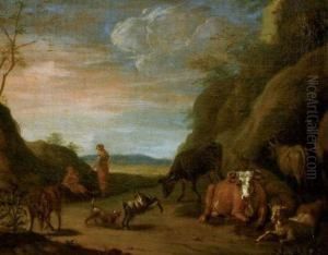 Scene Pastorale by Harmenszoon van Rijn Rembrandt