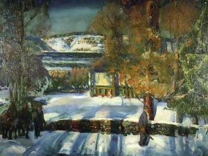 Winter Road by George Wesley Bellows