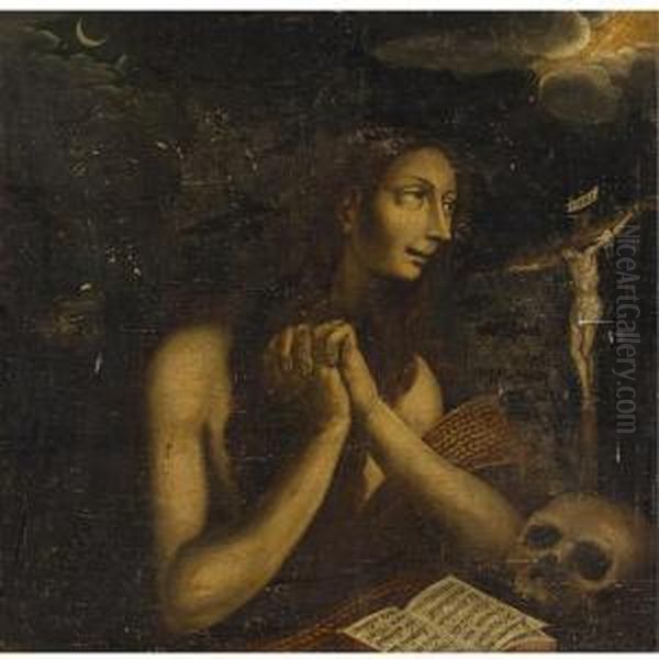 Mary Magdalene In Penitence - view 1