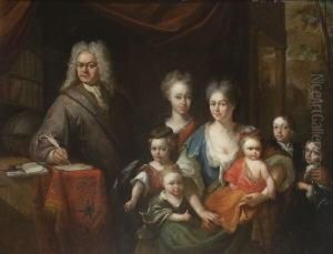 Familienportrat: by Adriaan Van Der Burg