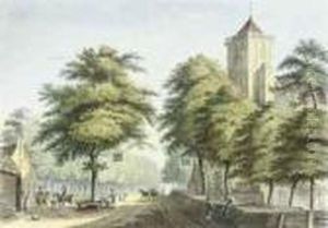 Figures On Horseback Resting Before A Country Tavern by Pieter Daniel van der Burgh