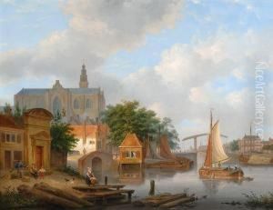 View Of A Church by Pieter Daniel van der Burgh