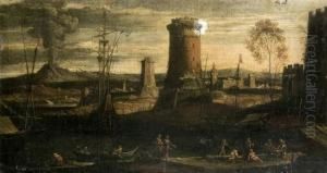 Porto Del Mediterraneo by Adriaen Van Der Kabel