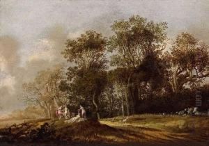Landschaft Mit Nymphen Und Faunen