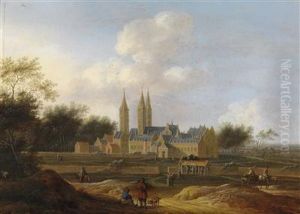 View Of The Abbey At Egmond
