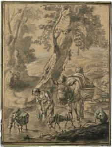 Pastorale Landschaft by Jacob Van Der Does I