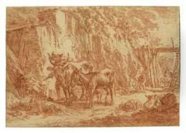 A Farmyard With Animals - view 1