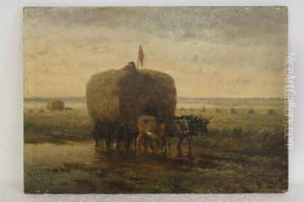 Landschap Met Hooiwagen - view 1