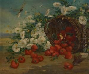 Le Panier De Fraises Renverse by Berroni Van Der Gheynst