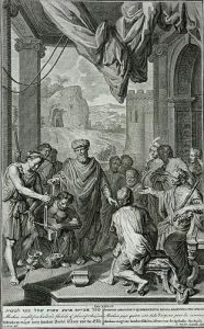 Abraham Placacy Za Schronienie by Willem Gillem Van Der Gouwen /