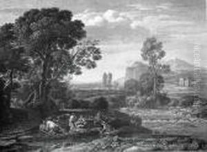 Abraham Przygarniajacy Lud Izmaela by Willem Gillem Van Der Gouwen /
