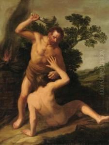 Cain Slaying Abel by Jacobus Van Der Gracht