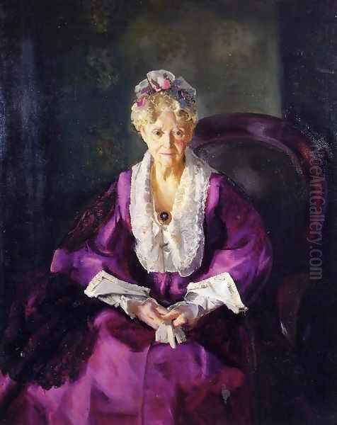 Mrs T In Wine Silk - view 1