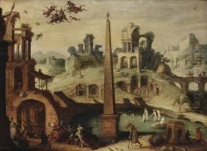 The Temptation Of Saint Anthony by Claes Dircksz. Van Der Heck