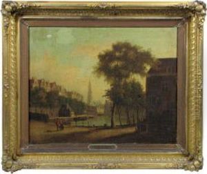 View Of Amsterdam by Jan Van Der Heyden