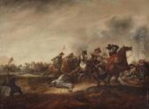 A Cavalry Skirmish - view 1