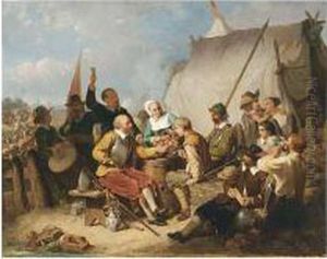 The First Pipe by David Iii Van Der Kellen