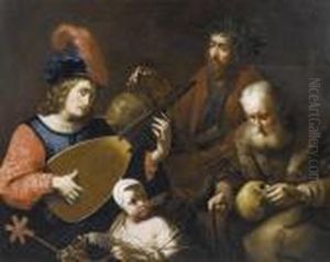 The Four Ages Of Man by Gysbert Van Der Kuyl