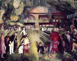 Tennis At Newport by George Wesley Bellows