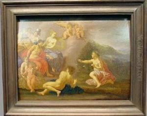 Thetis Before Zeus And Other Olympians