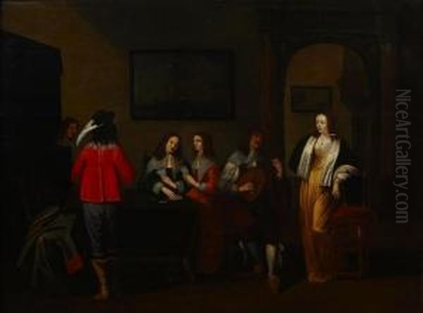 Figures In An Interior - view 1