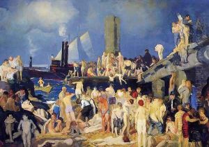 Riverfront No 1 by George Wesley Bellows