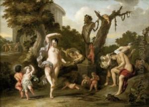 Bacchanale by Dirck Van Der Lisse
