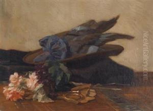 Still Life With Hat And Roses - view 1