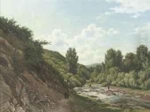 By A River by Jacob Jan van der Maaten