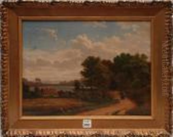 Landscape-figures On A Path - view 1
