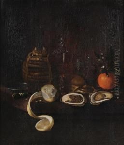Natura Morta Con Ostriche, Fiasco E Calice