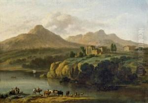 Landschaft Mit Ruinen